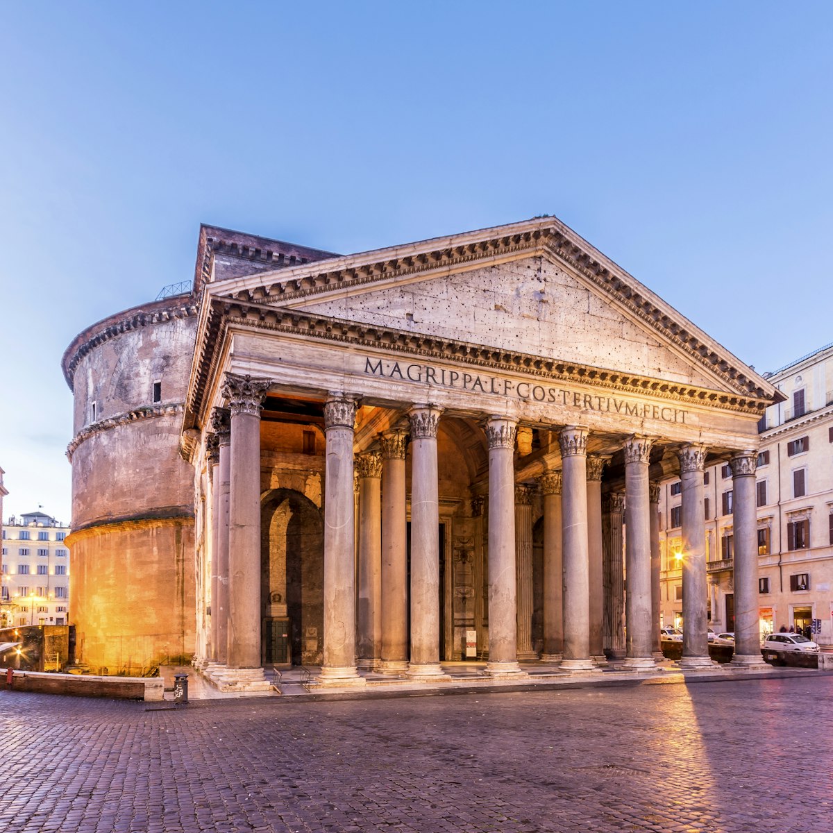 The Roman Pantheon is the most preserved and influential building of ancient Rome. It is a Roman temple dedicated to all the gods of pagan Rome.